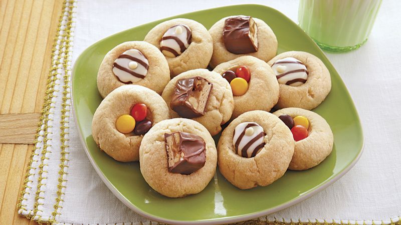 Candy Thumbprint Cookies