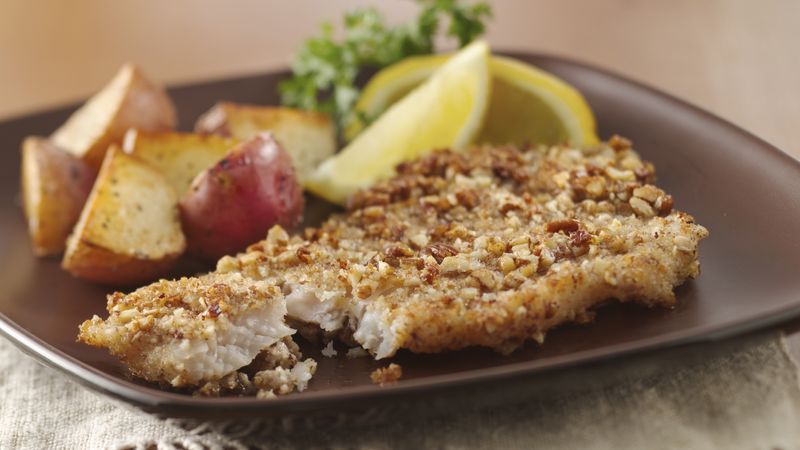 Pecan-Crusted Fish Fillets