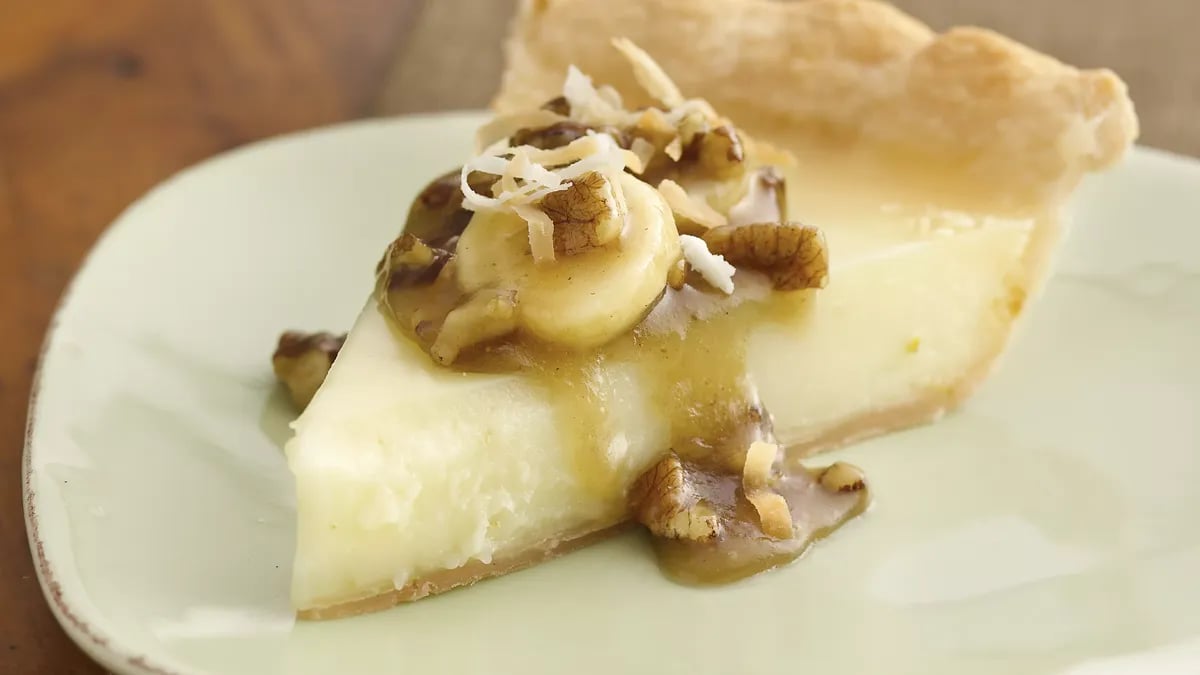 Caribbean Panna Cotta Pie