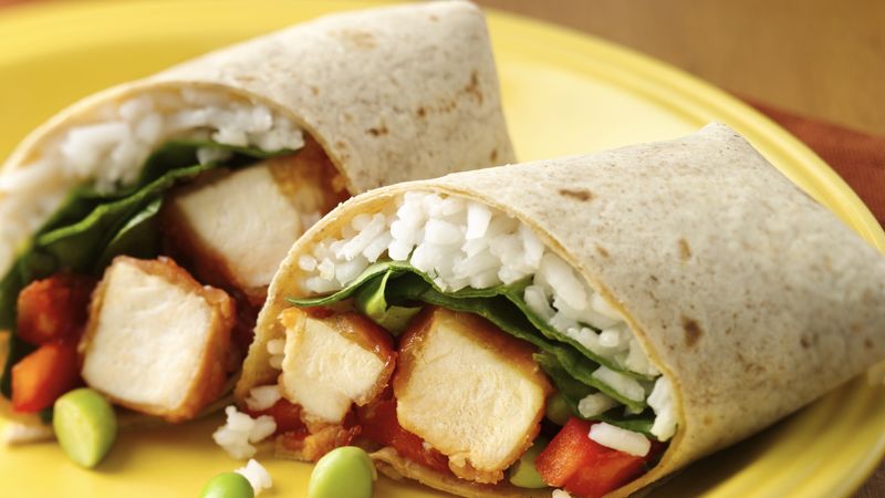 Sweet and Sour Chicken Wraps