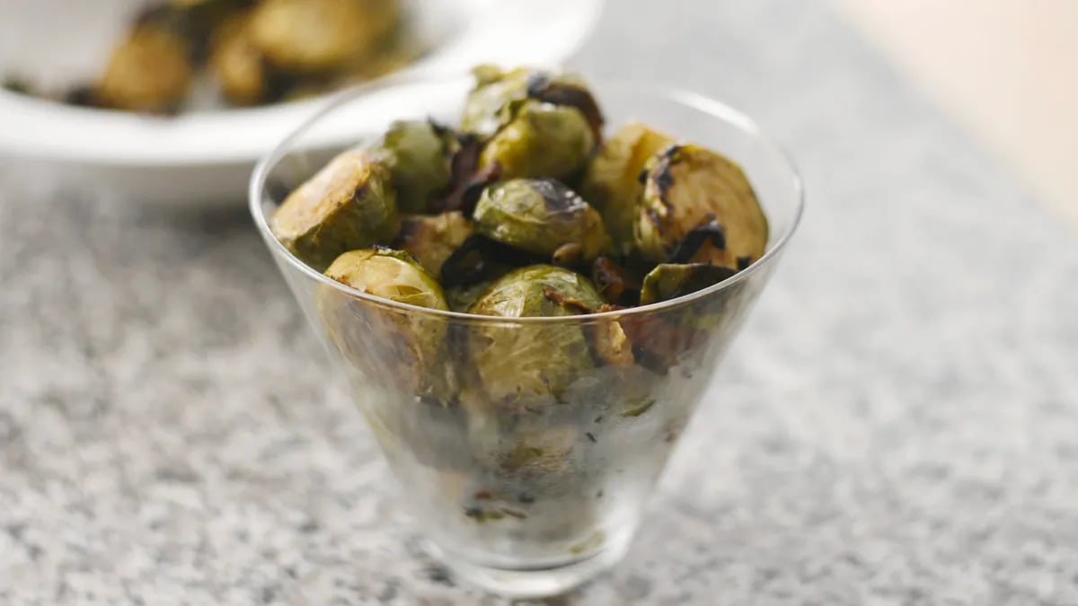 Brussels Sprouts with Bacon and Shallots