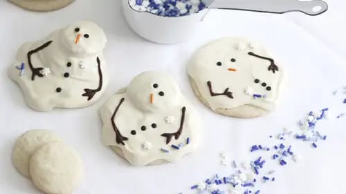 Melting Snowmen Cookies