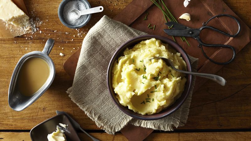 Garlic-Parmesan Mashed Potatoes