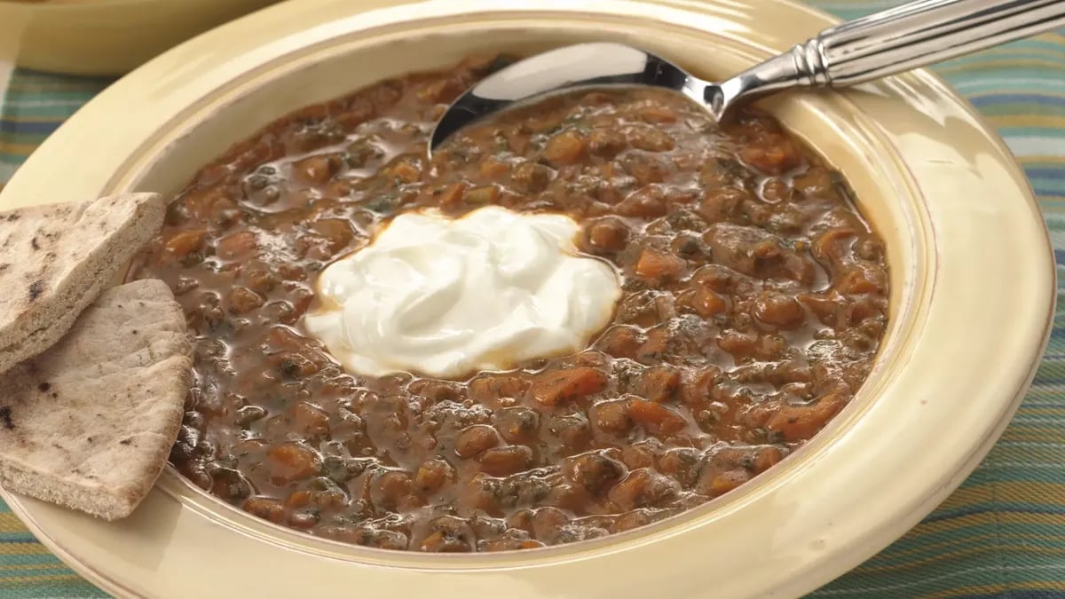 Spicy Curried Lentil Stew