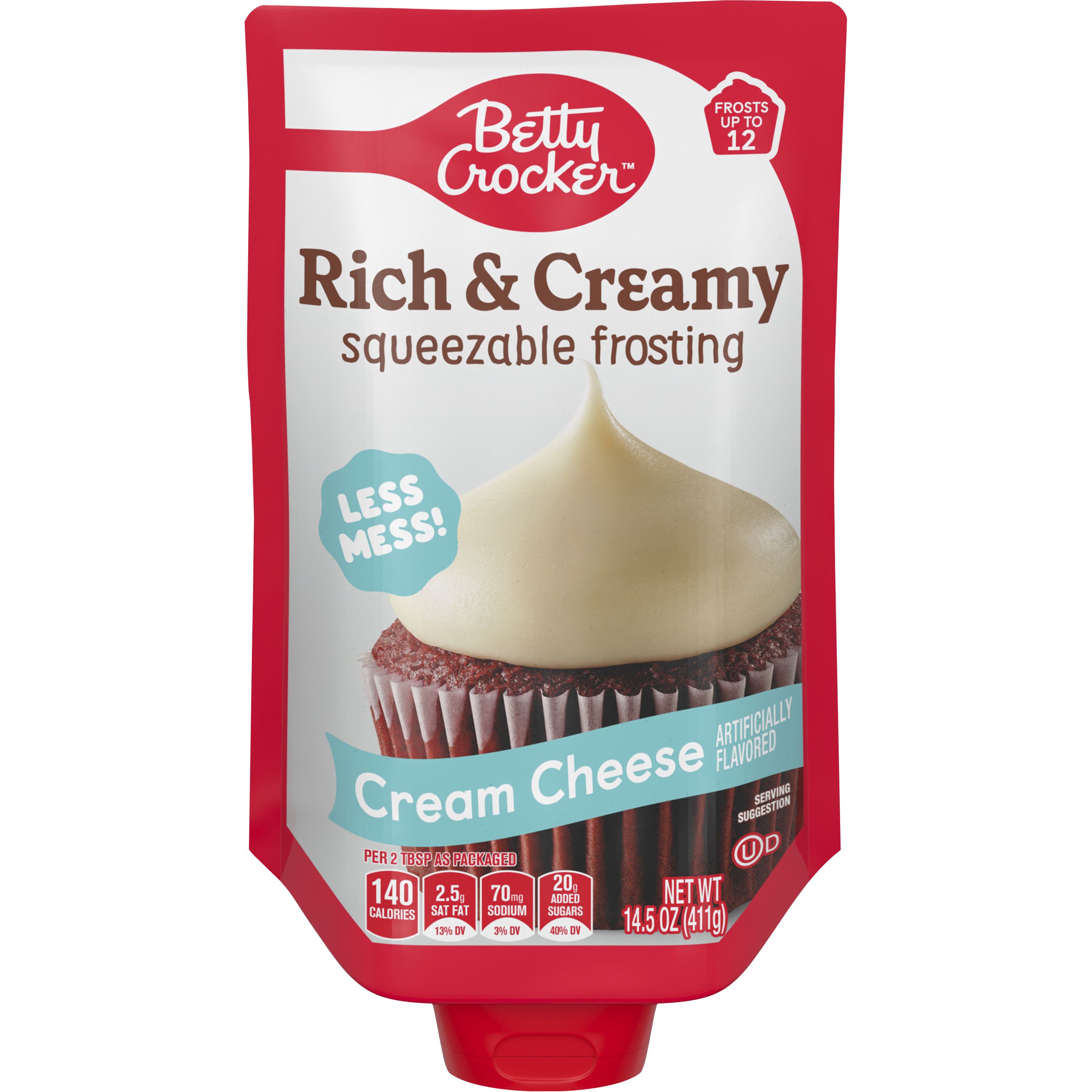 Betty Crocker™ Rich and Creamy Squeezable Frosting - Cream Cheese - Front