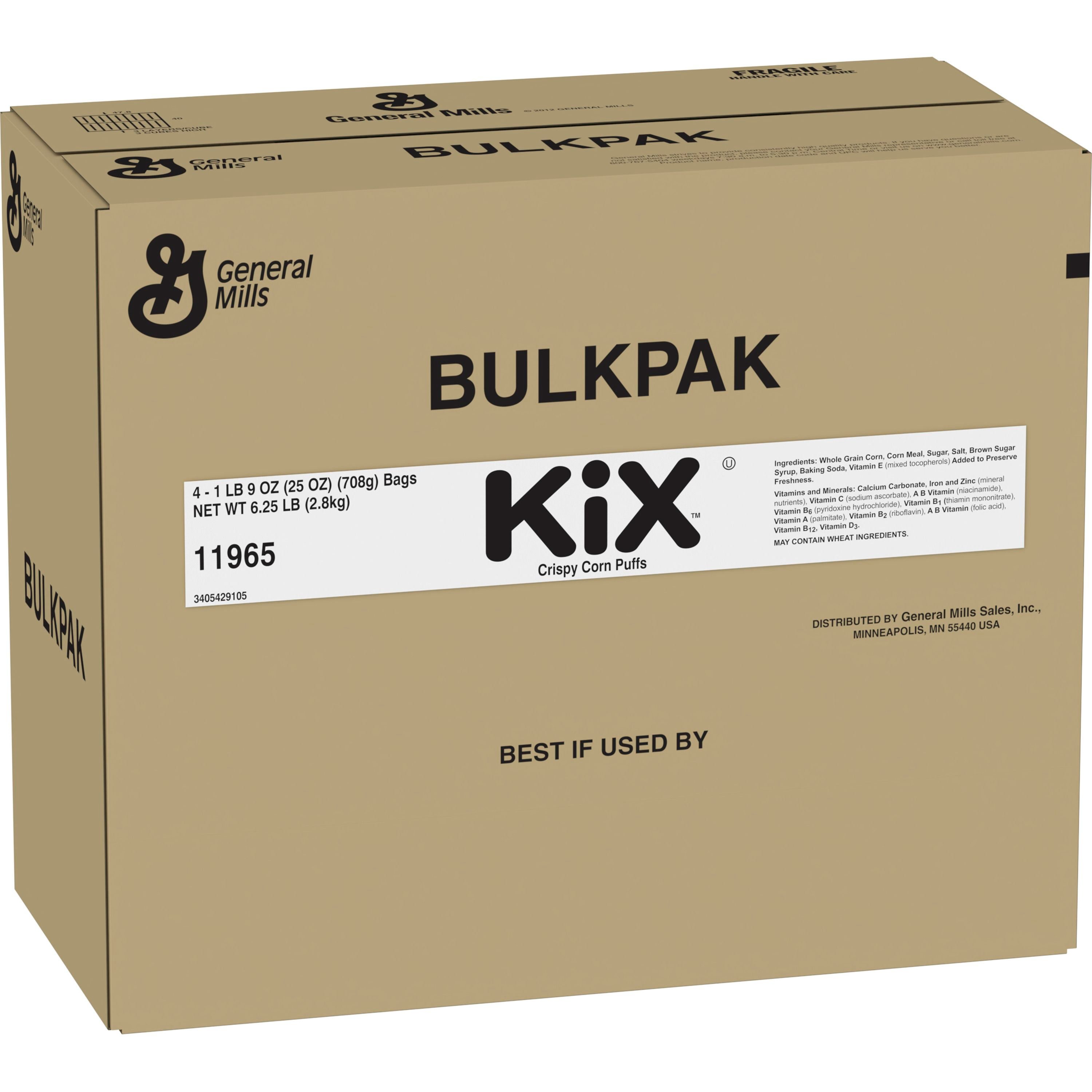 Case - Left Front 3D Kix(TM) Cereal Bulkpak 25 oz