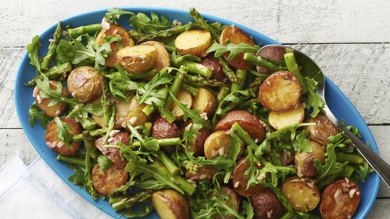 Spring Roasted Potato Salad