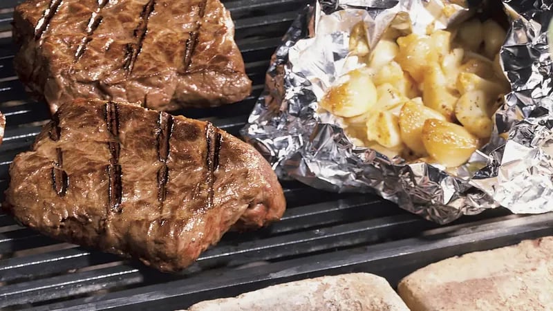 Garlic-Dijon Topped Steaks