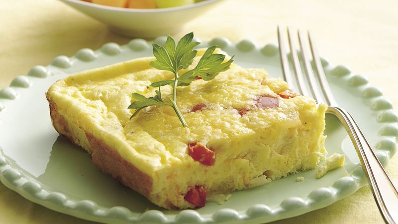 Cheesy Baked Supper Omelet