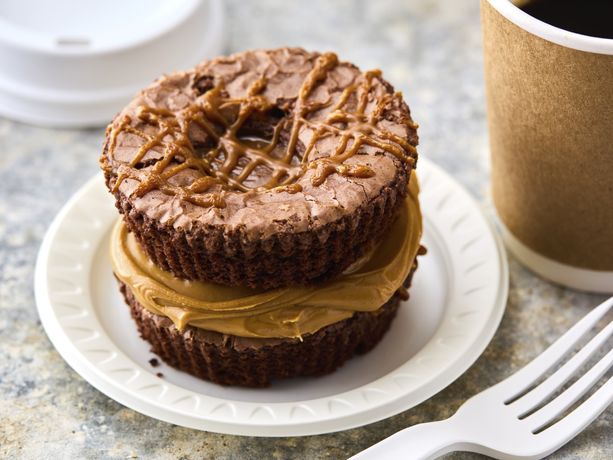 Molten Lava Peanut Butter Double Stack