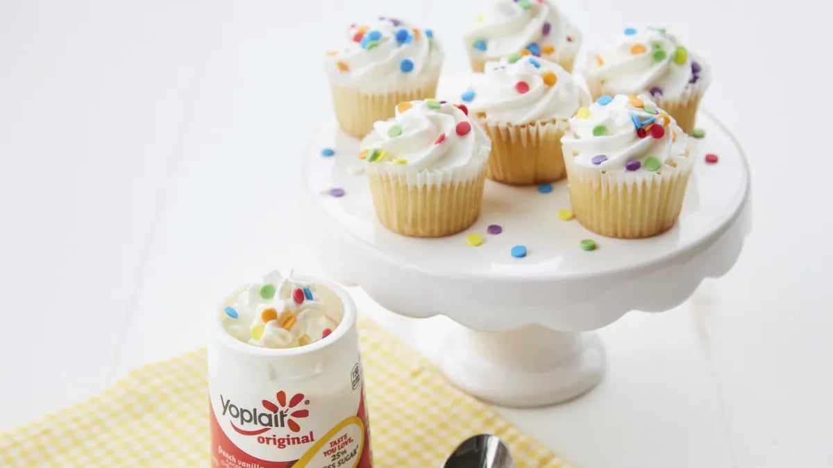 Birthday Cake Yogurt Cup