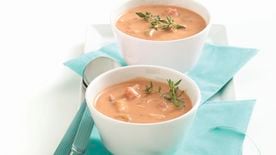 Fire Roasted Tomato Basil Crab Bisque Recipe BettyCrocker