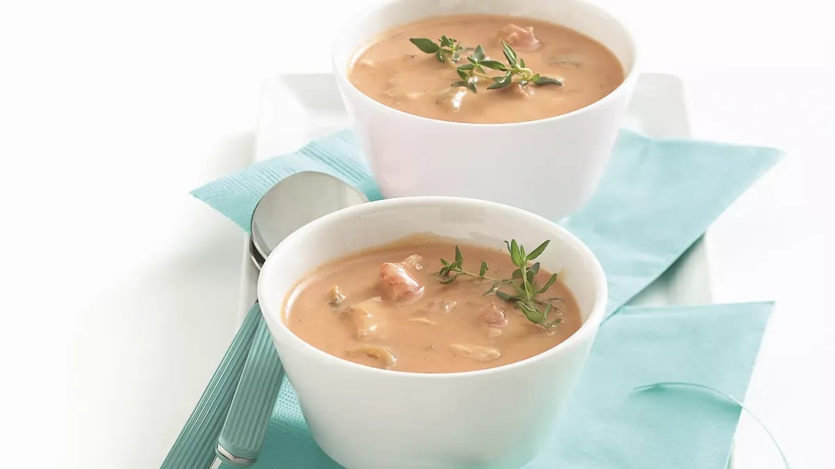 Zesty Tomato-Crab Bisque