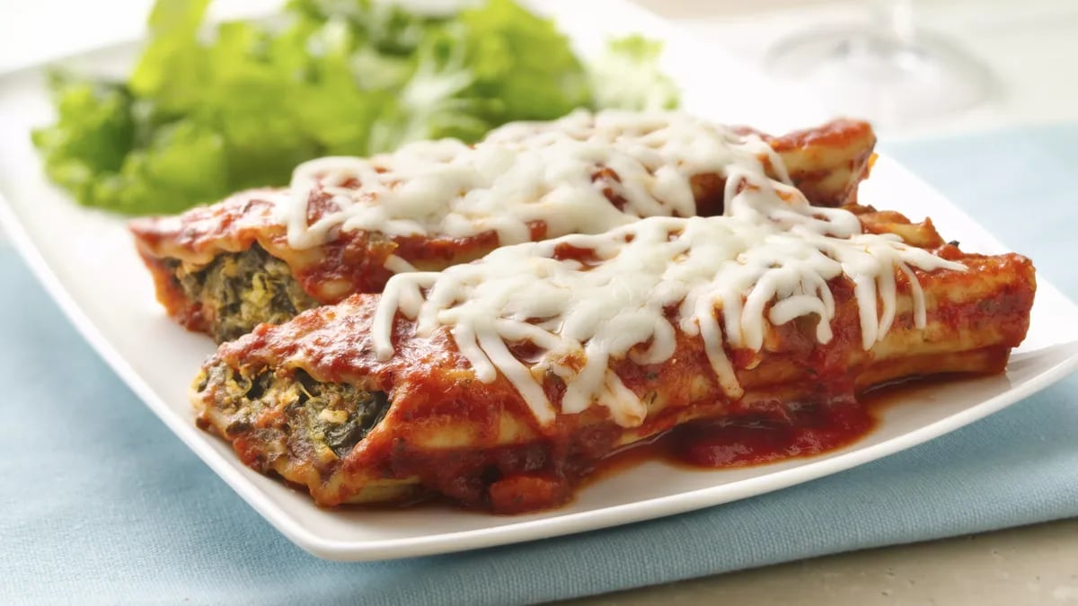 Easy Cheesy Manicotti