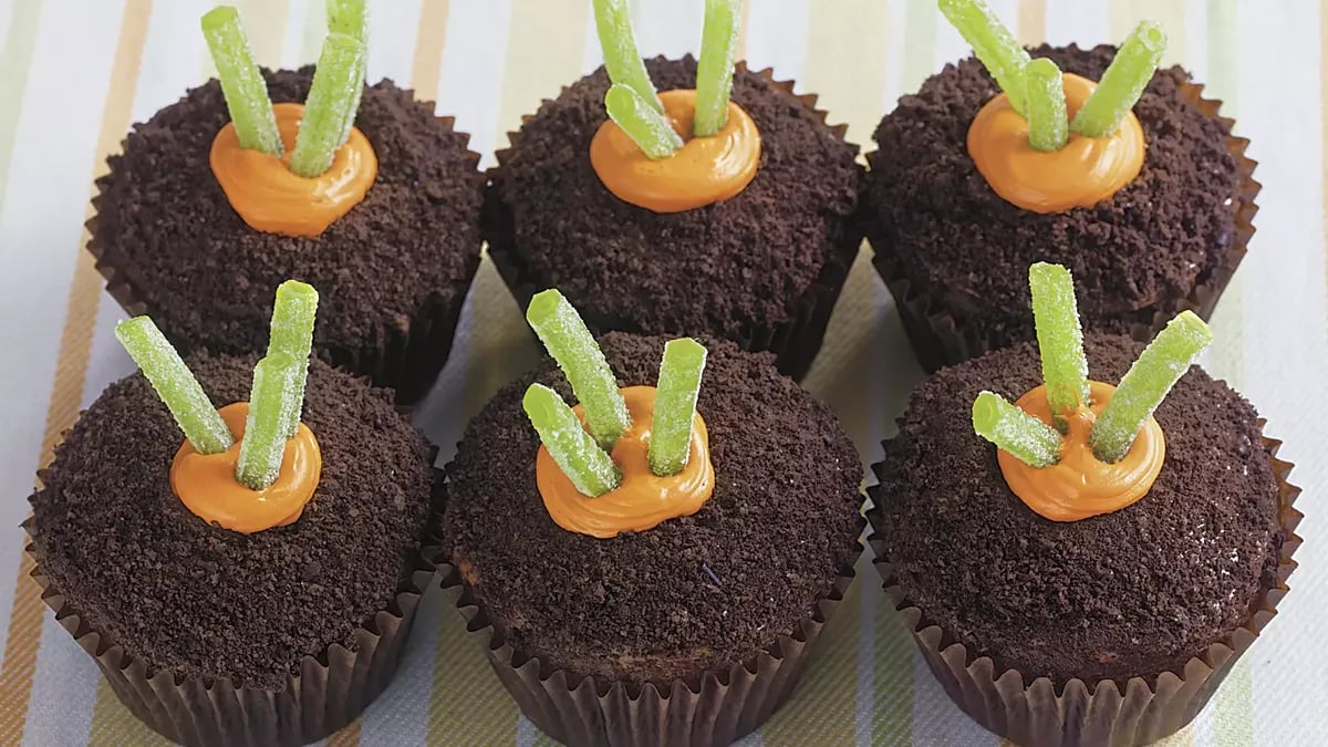 Carrot Patch Cupcakes