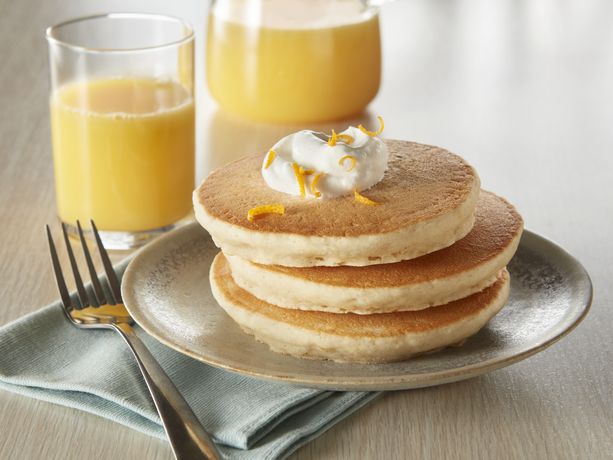 Orange Cardamom Pancakes