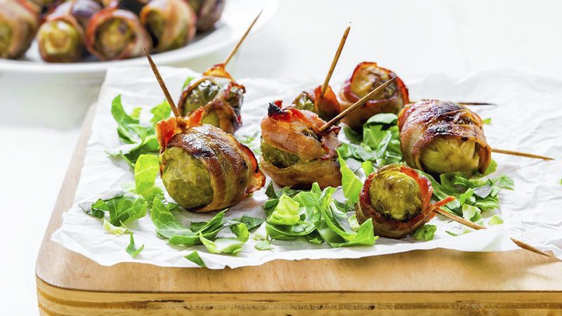 Bacon-wrapped Brussels Sprouts