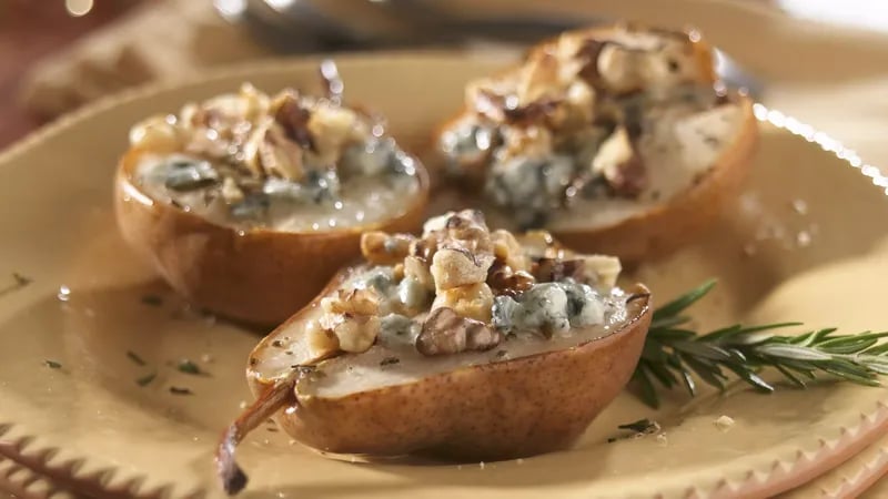 Roasted Rosemary-Gorgonzola Pears