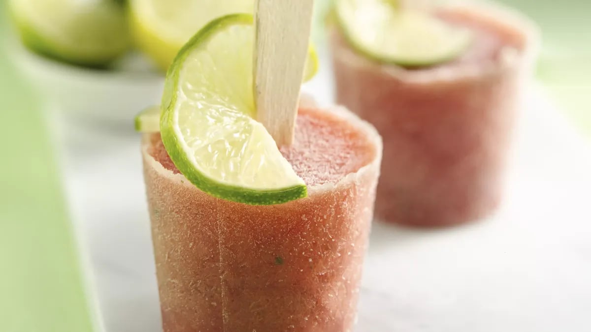 Watermelon Mojito Cocktail Pops