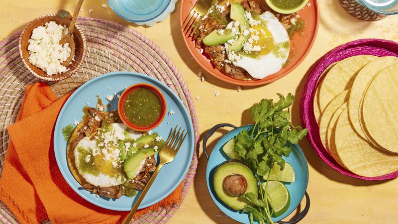 Tasty Carnitas Huevos Rancheros with Corn Tortillas | Mezco Foods