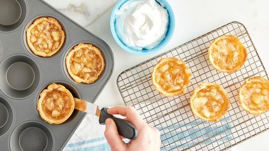 Air Fryer Mini Muffin Tin Apple Pies - Fork To Spoon