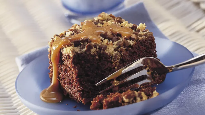 Nutty Chocolate Chip Picnic Cake