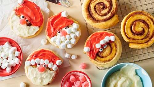 Santa Cinnamon Rolls