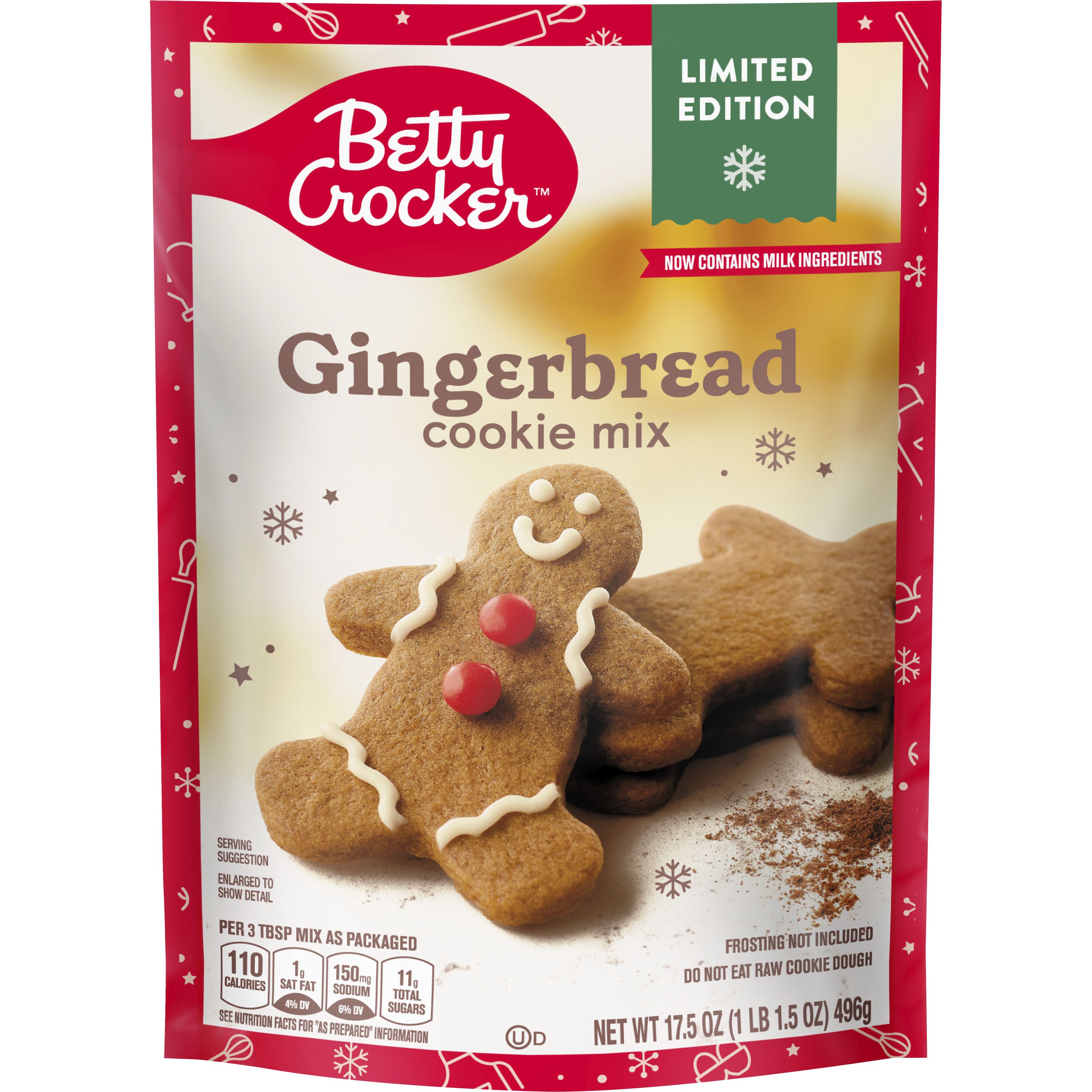 Betty Crocker™ Limited Edition: Gingerbread Cookie Mix - Front