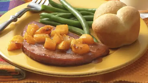 Ham and Fruit Skillet