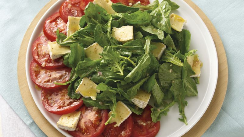 Brie, Lettuce and Tomato Salad