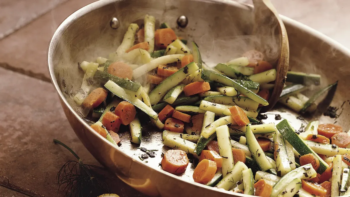 Herbed Carrots and Zucchini 