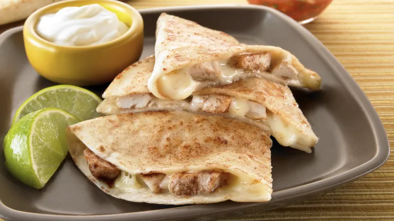 Cinnamon Chicken Quesadillas