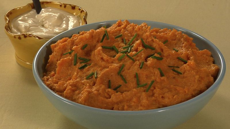 Mashed Sweet Potatoes with Moroccan Spices
