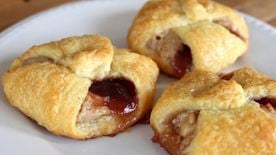 We have a fun new way to enjoy PB&J! Prep this after-school snack with a Pillsbury  Crescent Dough Sheet to serve up a dish kiddos love!, By Pillsbury