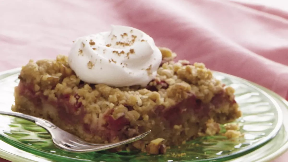 Strawberry-Rhubarb Squares