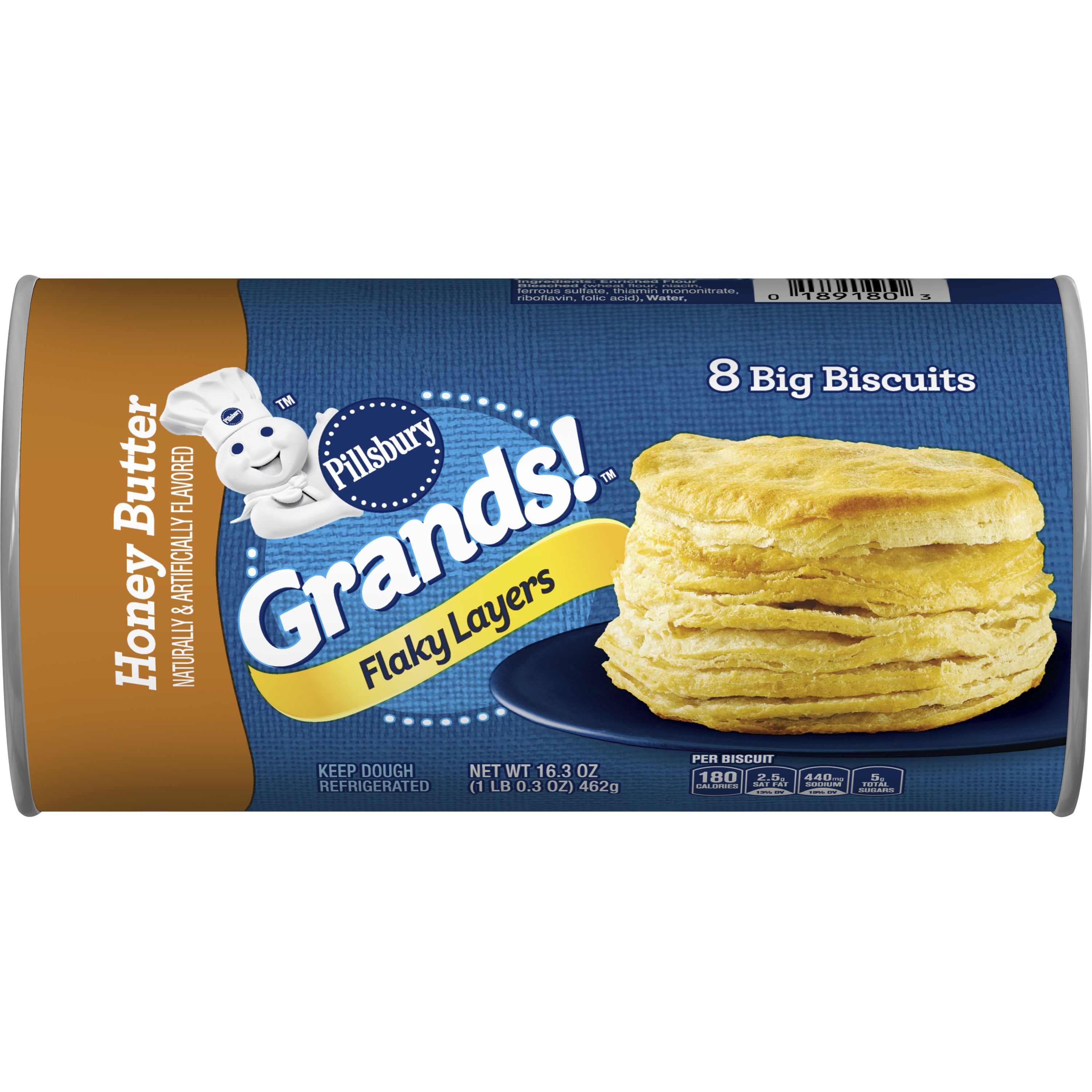 Grands!™ Flaky Layers Honey Butter Biscuits - Front