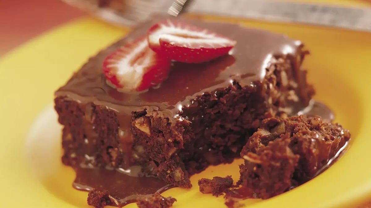 Strawberry-Fudge Brownies