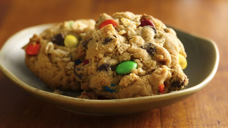 Gluten Free Easy Monster Cookies 