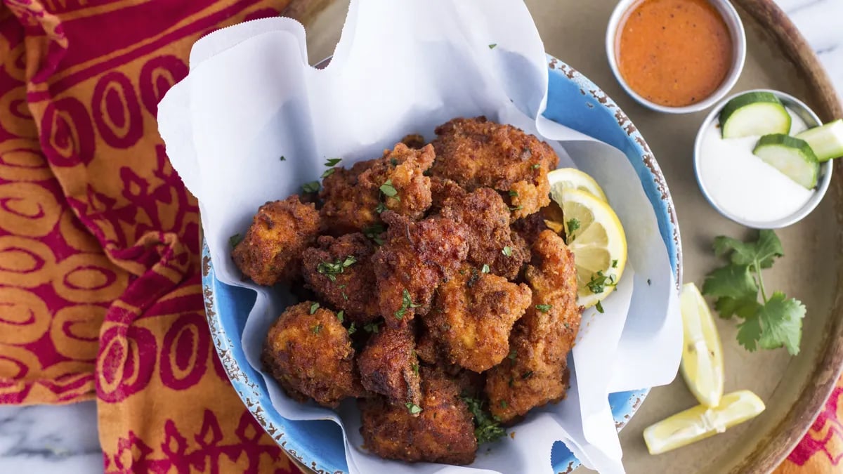 Zucchini-Crusted Buffalo Chicken Nuggets