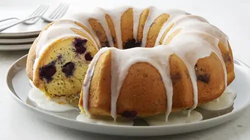 Blueberry-Lemon Poppy Seed Bundt Cake