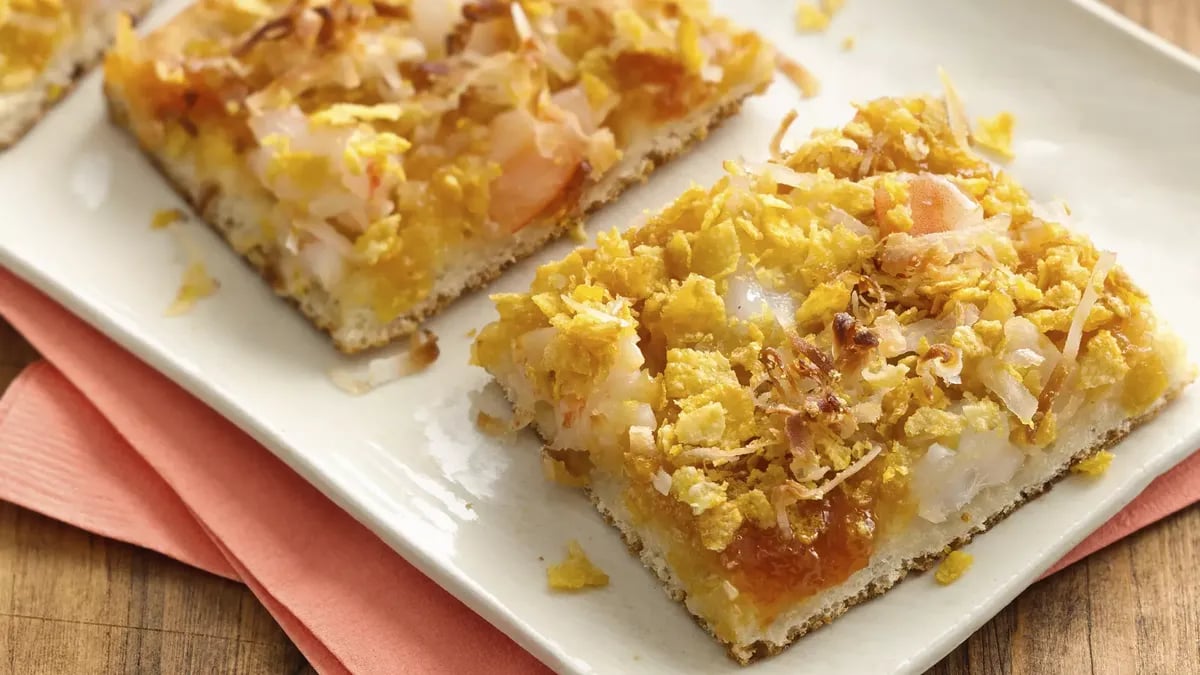 Coconut Shrimp Appetizer Squares