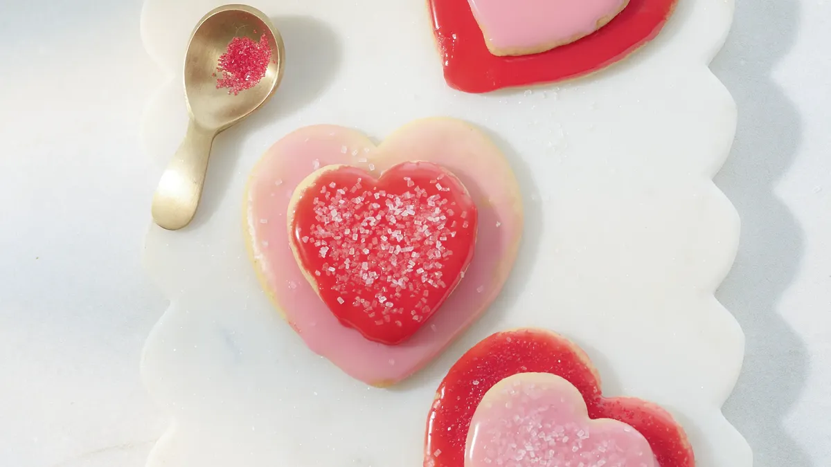 Double-Heart Sugar Cookies