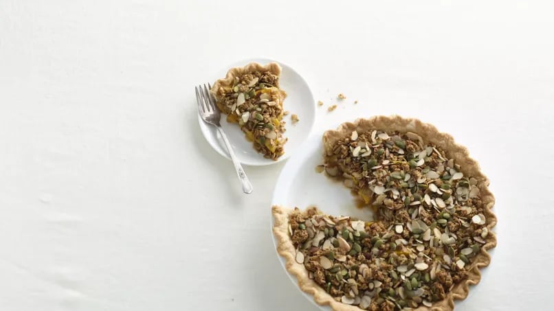 Mango and Granola Pie