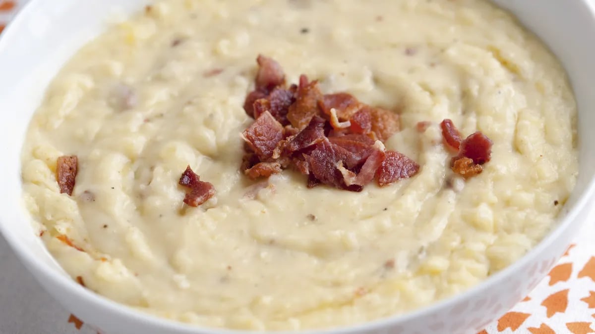 Cheesy Beer Mashed Potatoes