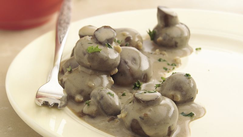 Slow-Cooker Stroganoff-Style Mushrooms