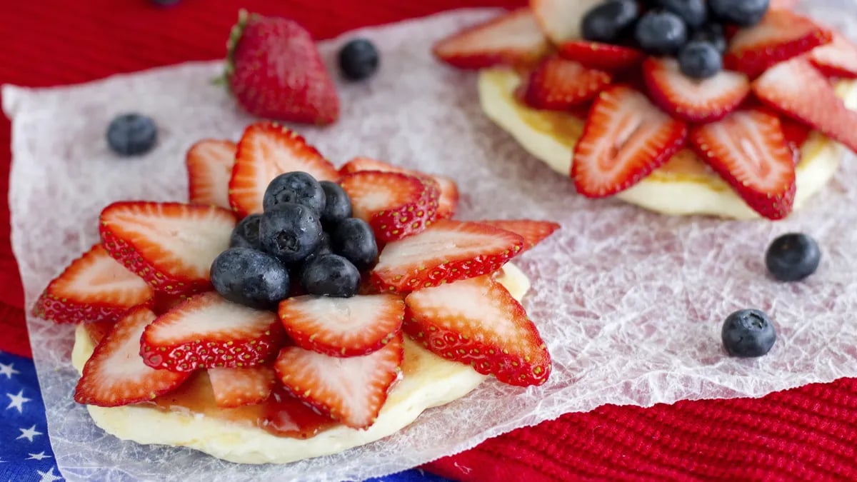 Fruity Fireworks Pancakes