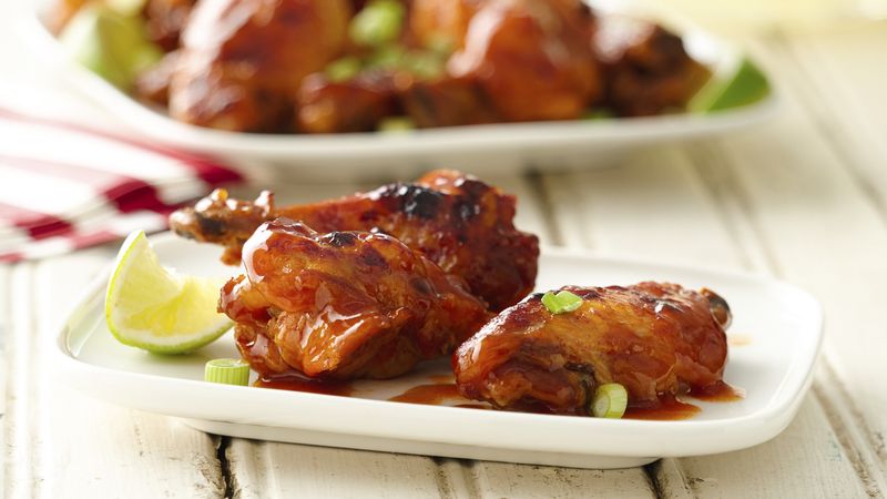 Slow-Cooker Buffalo-Barbecue Chicken Wings 