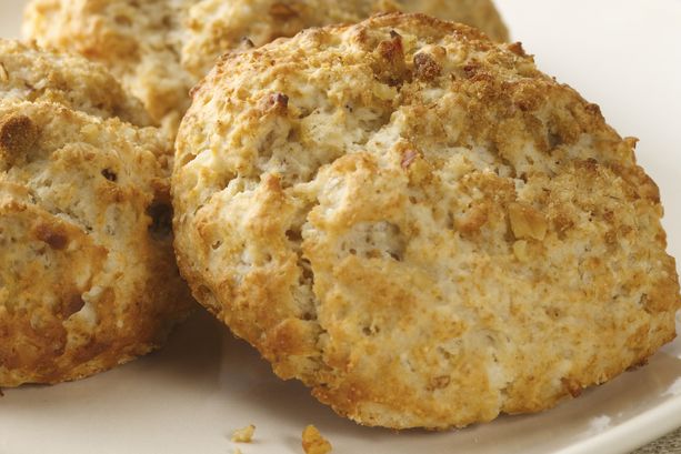 Walnut Yogurt Drop Biscuits