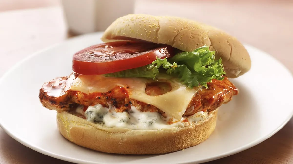 Buffalo Pepper-Chicken Sandwiches