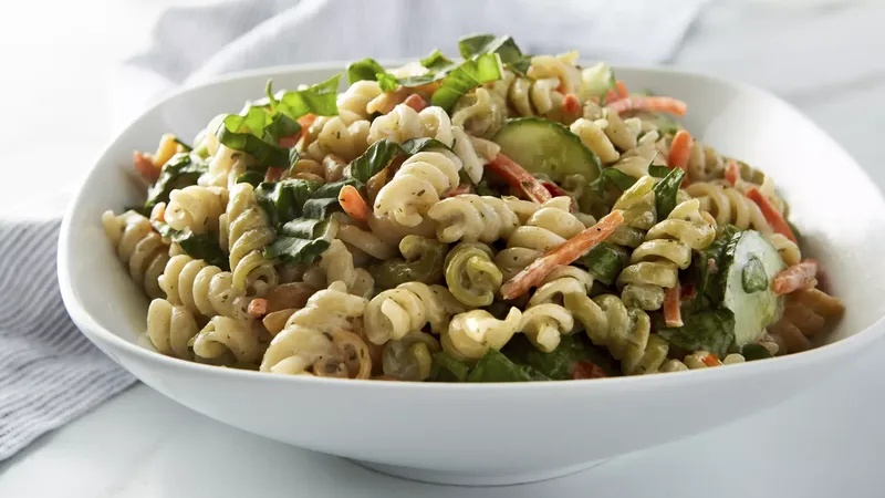 Ranch Spinach Pasta Salad